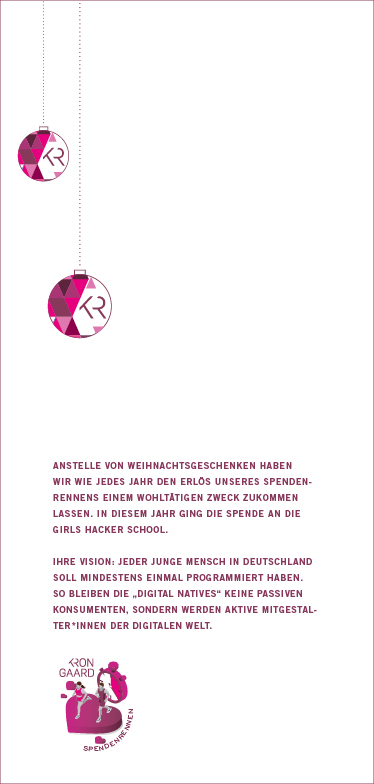 Weihnachtskarte Seite 2