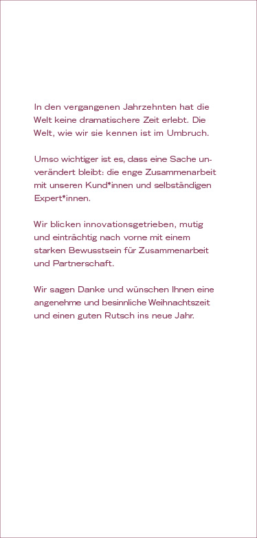 Weihnachtskarte Seite 3